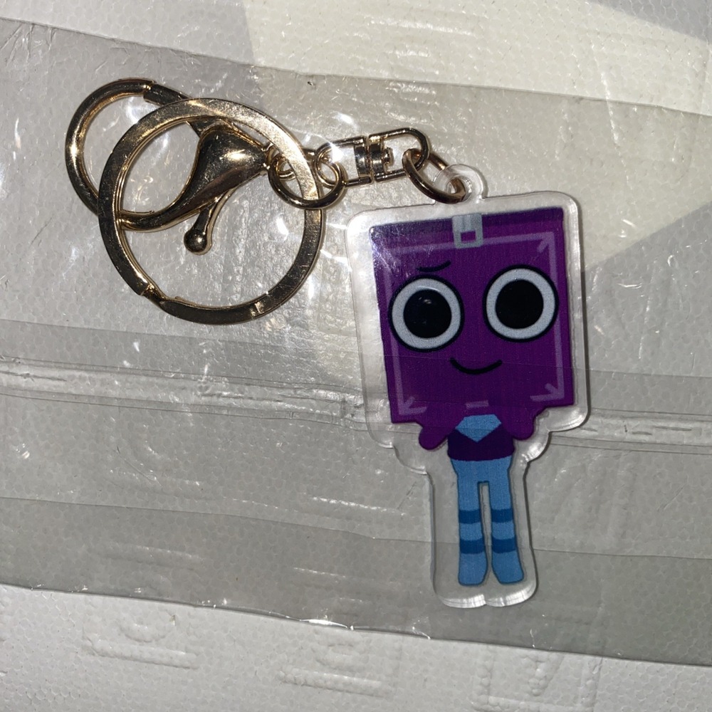 New Cross-border New Dandy's World Scraps World Acrylic Keychain Boxten